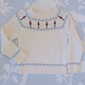 Edgehill Collection x The Broke Brooke Fritz Fair Isle Nutcracker Sweater, 12M